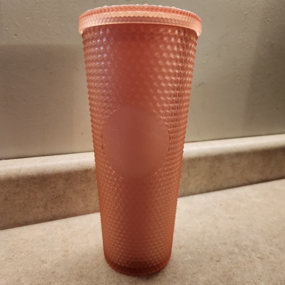 Starbucks Pink Lemonade Studded Tumbler 2022, 24oz New No Straw
